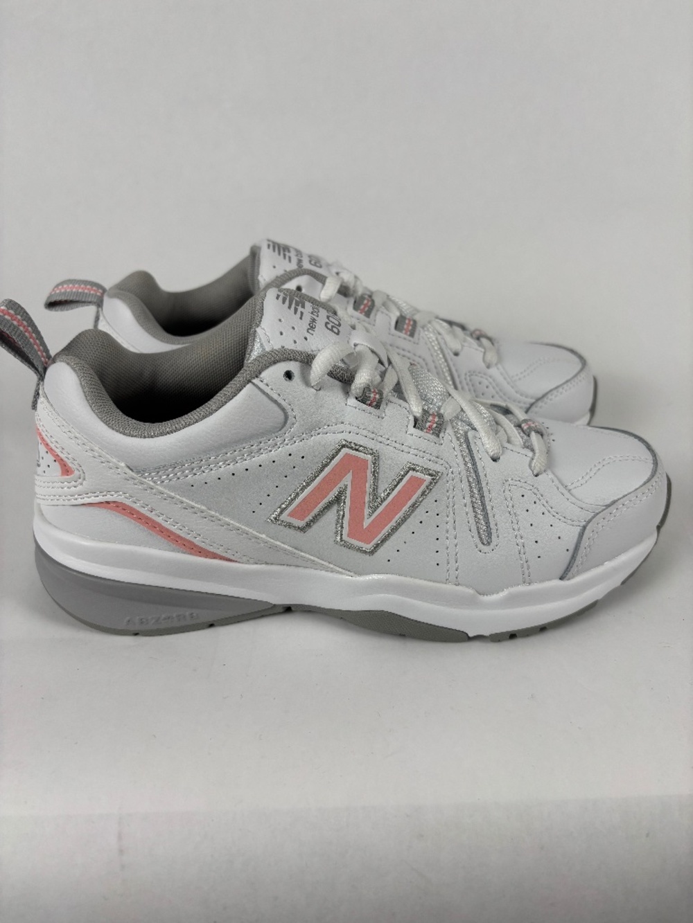 New Balance, 608, Abzorb, Women's 7, Athletic Shoes, White Pink, Comfort Insert